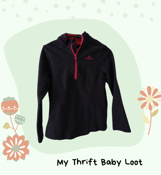 Preloved Decathlon Fleece Sweatshirt (4-5 years)